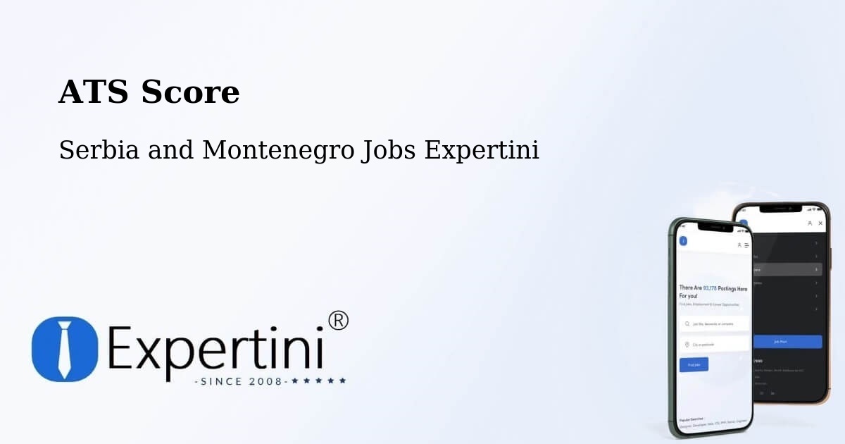 Resume ATS Score & Job Description Match Tool – Lantz - Serbia and Montenegro Jobs Expertini
