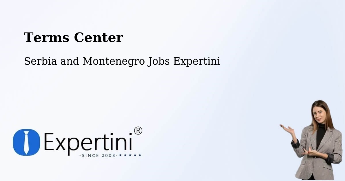 Terms of Service – Lantz - Serbia and Montenegro Jobs Expertini